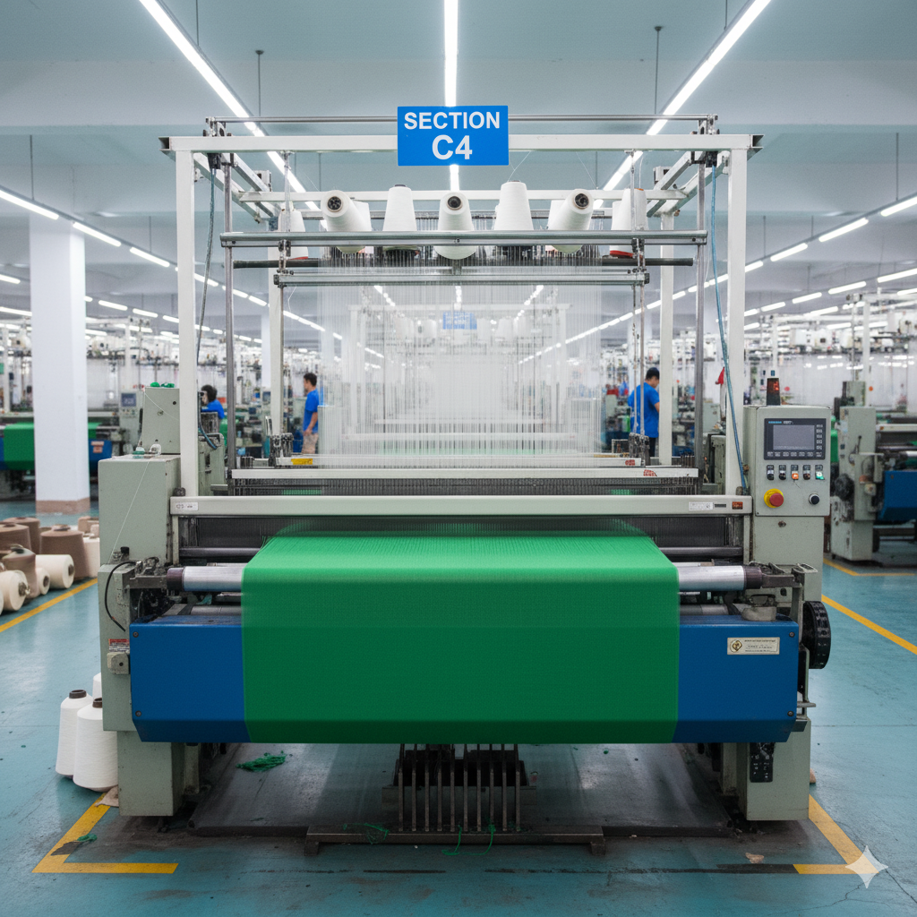 Weaving Label Machine